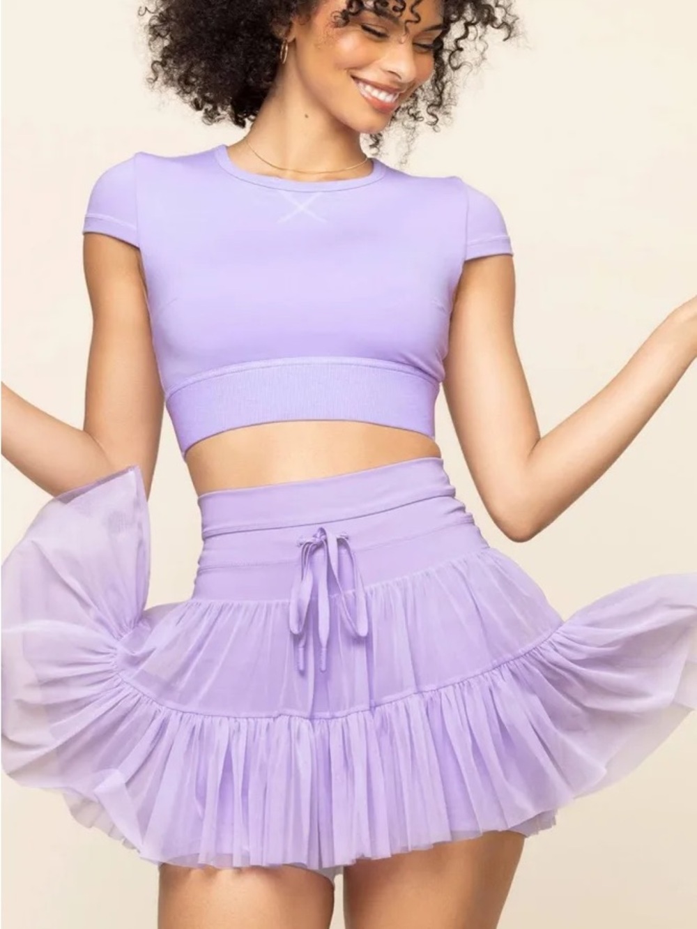 Popflex lavender skort - size small